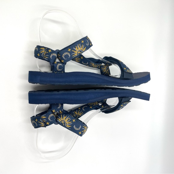 Teva Womens Original Universal Star Moon Navy Blue Sandals Shoes Size 7 NEW - Picture 9 of 13